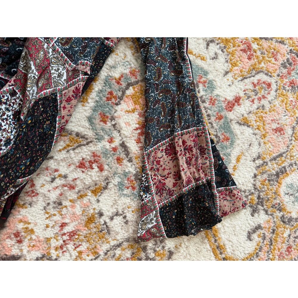 American Eagle Mini Dress Patchwork Bell Sleeve B… - image 8